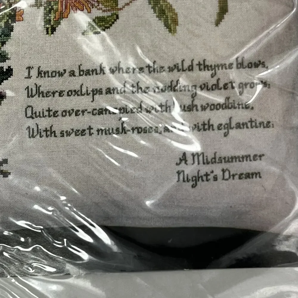 Elizabeth Stuart Designs Cross Stitch Kit Midsummer Night's Dream Shakespeare